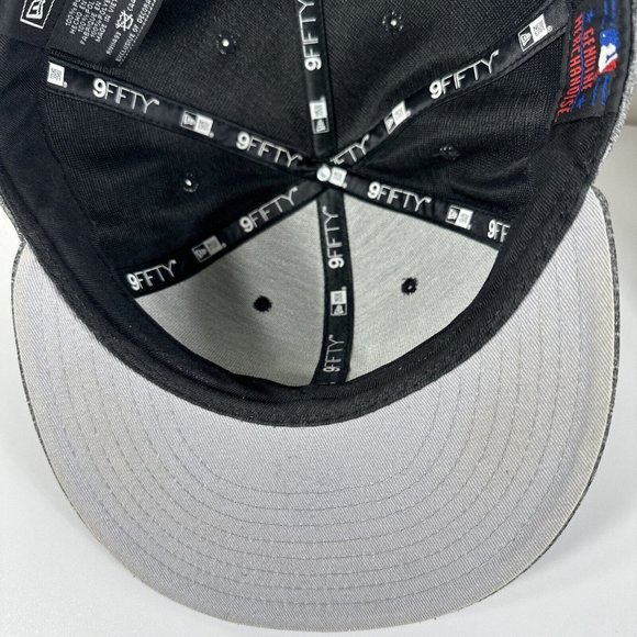 New Era Kansas City Royals KC 9FIFTY MLB Adjustable Snapback Hat Cap Black Grey - Picture 9 of 10